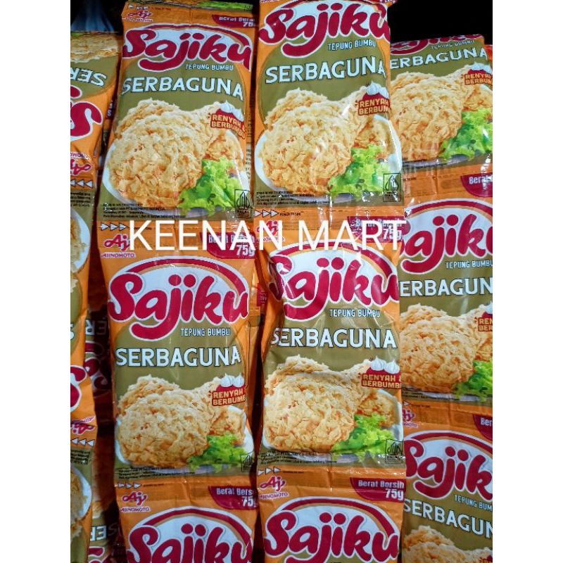 

Sajiku Tepung Bumbu Serbaguna 75g Renceng 10 pcs