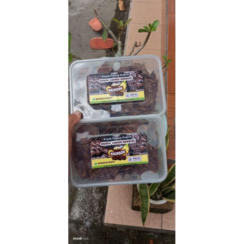 

KRIPCOK KRIPIK PISANG LUMER COKLAT ALSI PISANG KEPOK RENYAH/ ENAK /BIKIN NAGIH BEBAS ONGKIR SEKALI NYOBA MAUNYA BERKALI-KALI