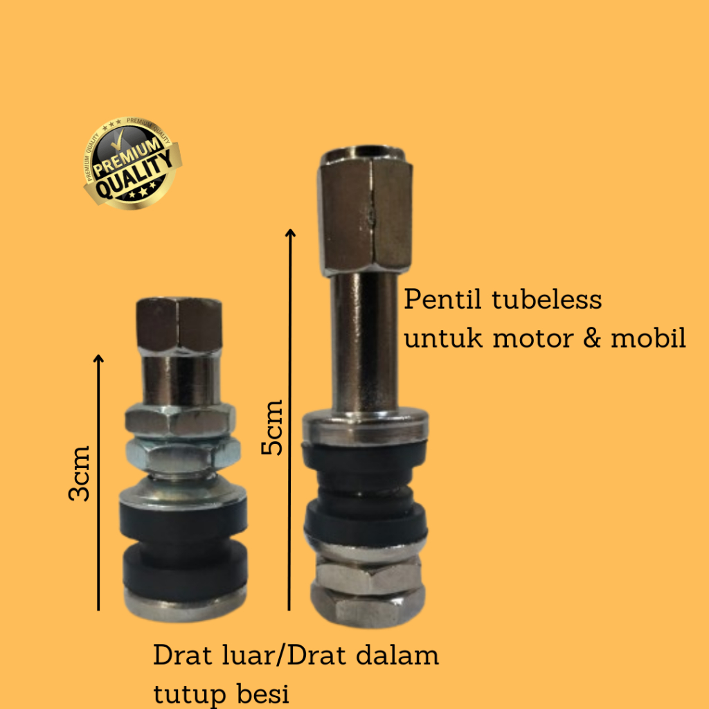 Pentil dop Tubles Motor Matic dan motor bebek