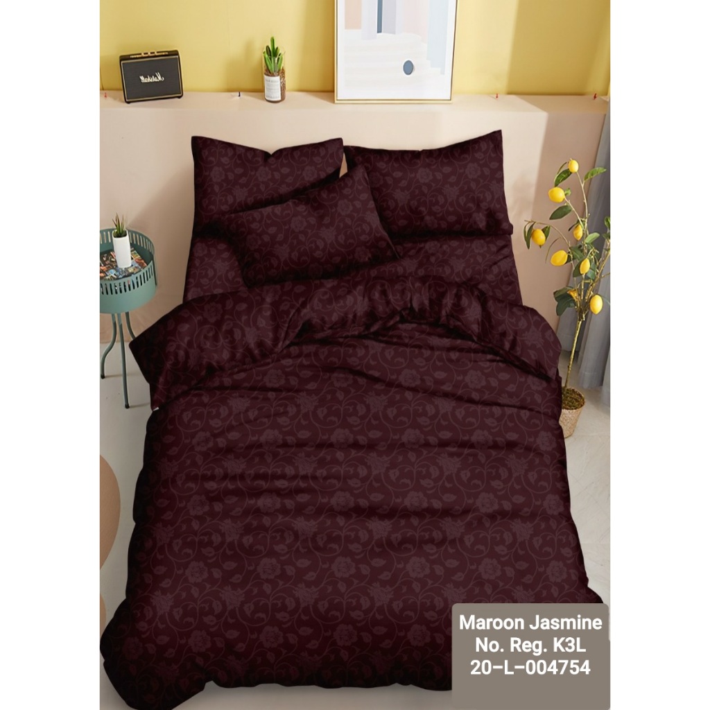 Sprei Micro Emboss 40 cm Envoy – Katun Microdisperse, 3D HD Printing, Halus & Tidak Luntur (King/Que