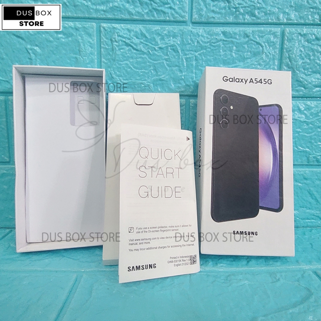DUS BOX SAMSUNG A54 -FREE STICKER DAN FULLSET- BOX SAMSUNG