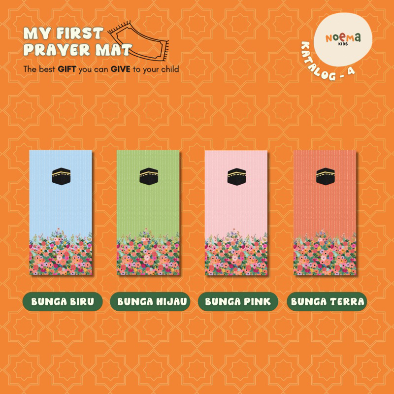 Sajadah lipat / sejadah anak / sajadah custom nama / prayer mat / sajadah unik / sajadah karakter / 