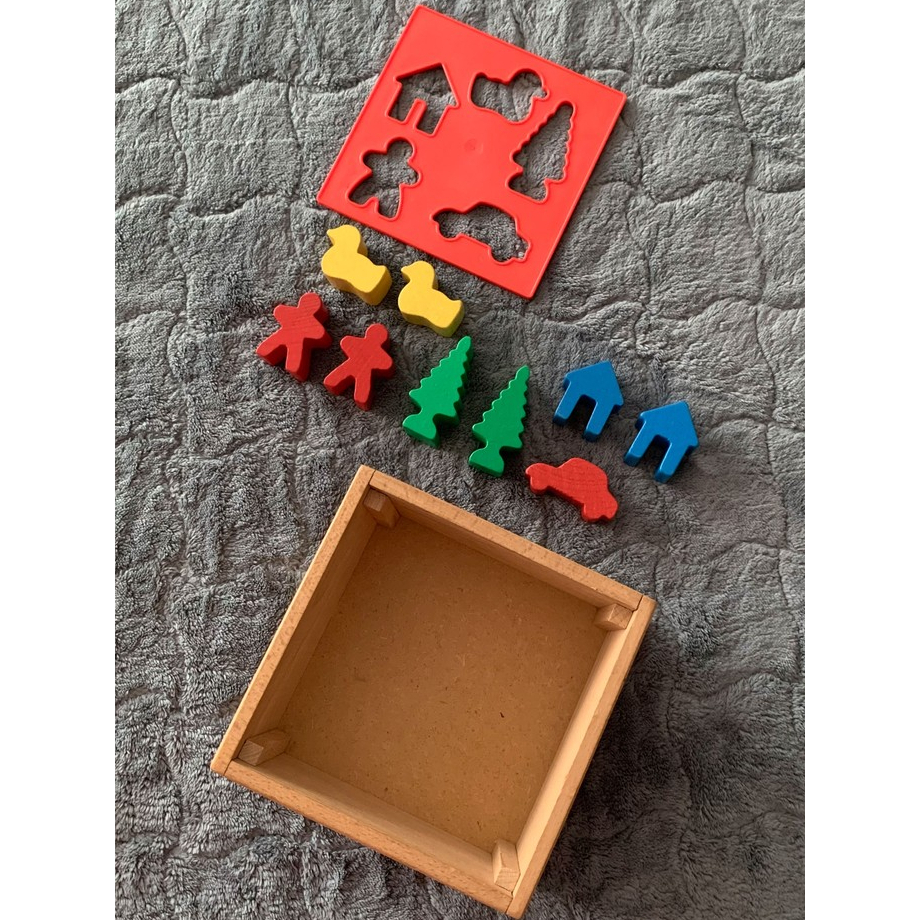 Preloved Wooden Toys Mainan Kayu - Sorting Shape