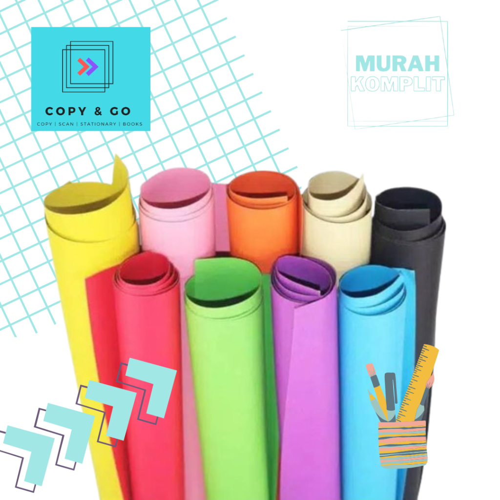 

Kertas Karton Warna Warni/ Karton Aneka Warna