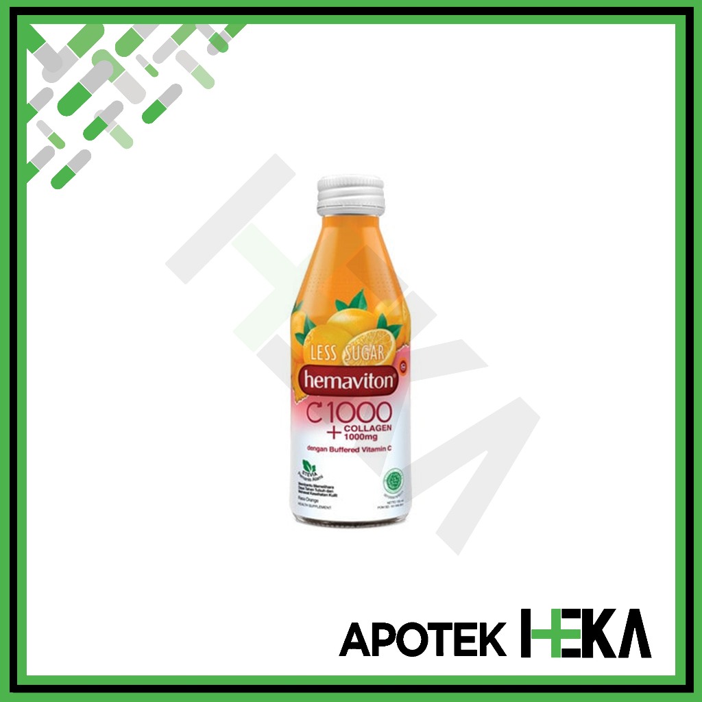 

Hemaviton C1000 Botol 150 ml Orange Jeruk Vitamin C [JAKSEL]