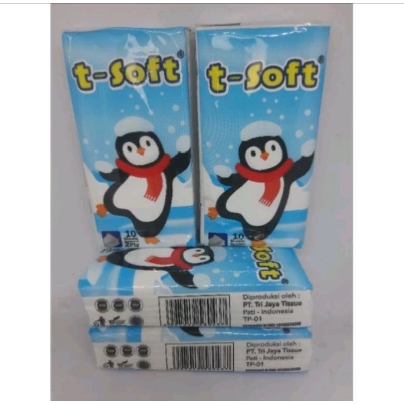 TISU SAKU T-SOFT / T-SOFT POCKET TISSUE / TISU SAKU MURAH HARGA 1PCS