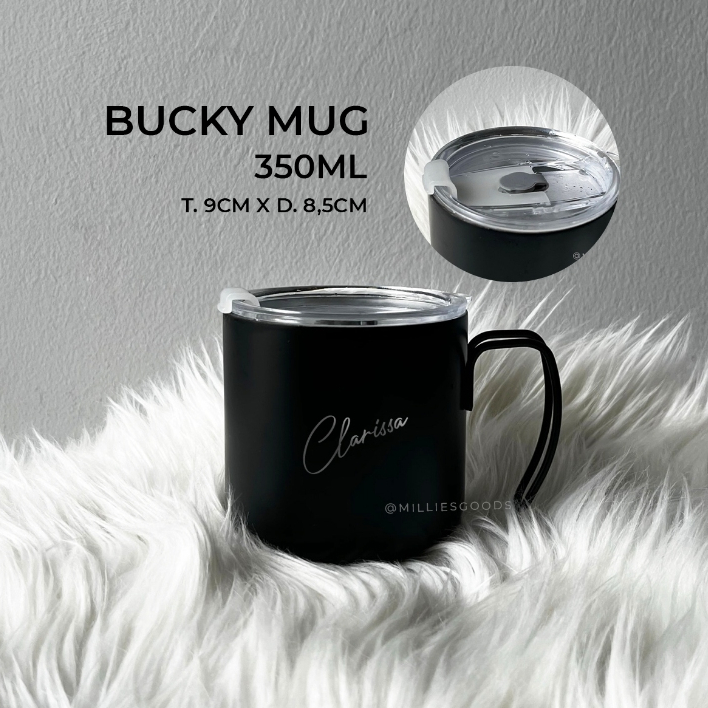 BUCKY Mug | Stainless Steel Mug Custom