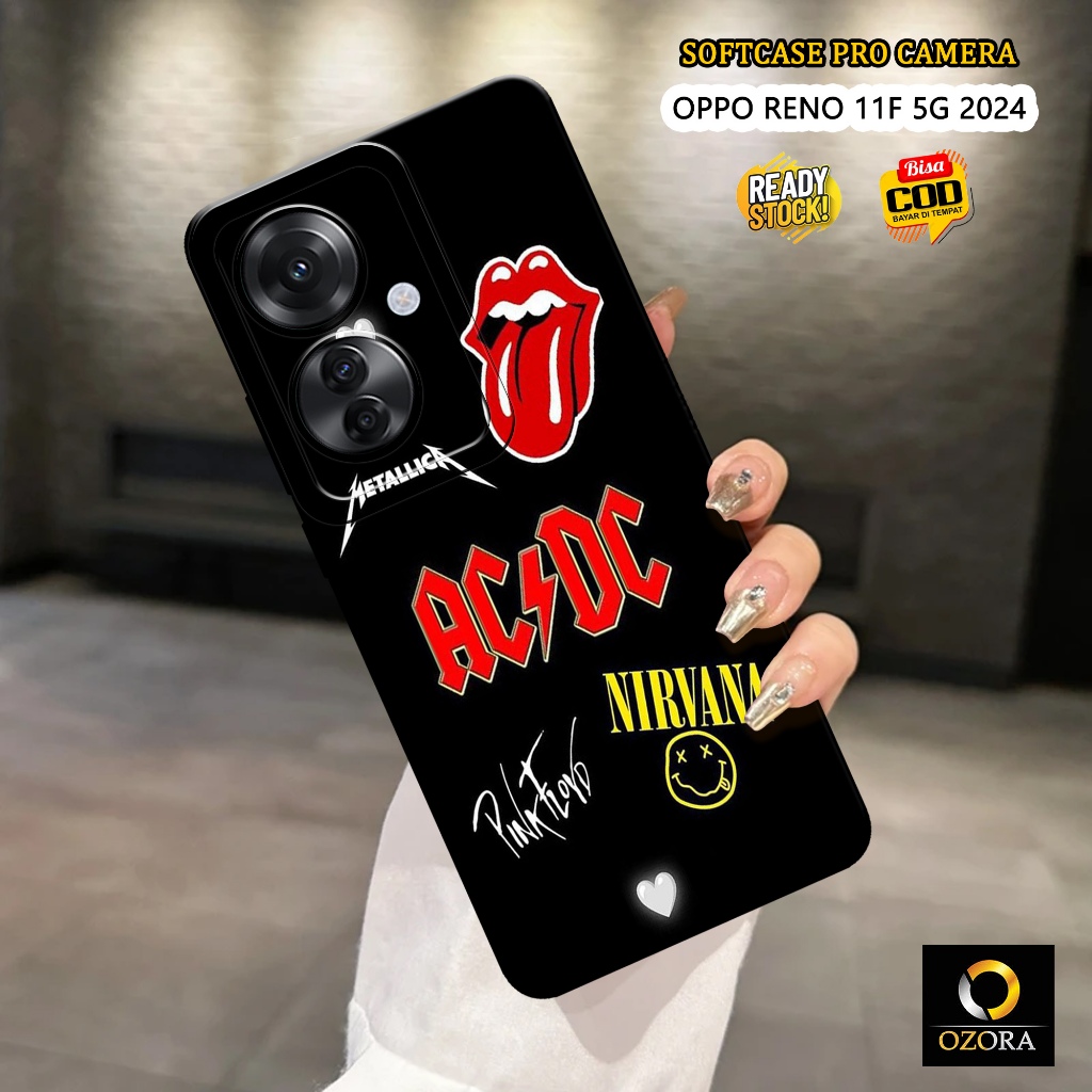 Case Oppo Reno 11F 5G 2024 Terbaru - OZORA - Fashion Case Band - Casing Hp Oppo Reno 11F 5G 2024 - A