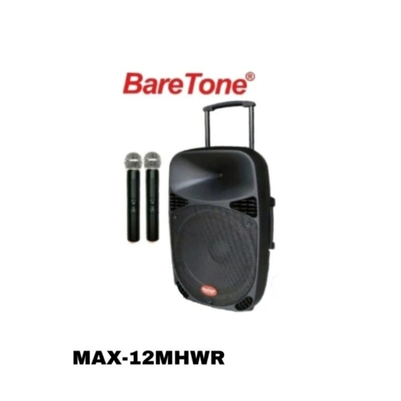 Speaker aktip portable 12 inch Baretone max 12 mhwr non bluetooth