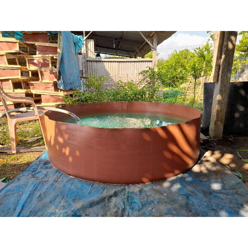 kolam bulat D2 T30//kolam tanpa rangka