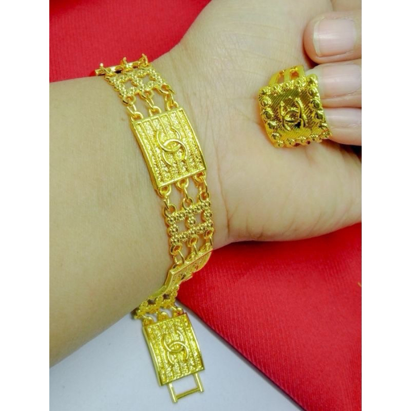 GELANG TITANIUM DUBAI FREE CINCIN