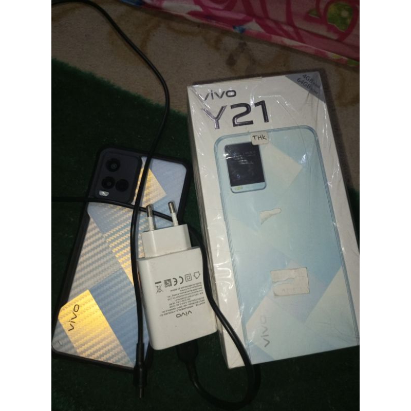 VIVO Y21 RAM 4+1/64 BARANG SECOND ORIGINAL