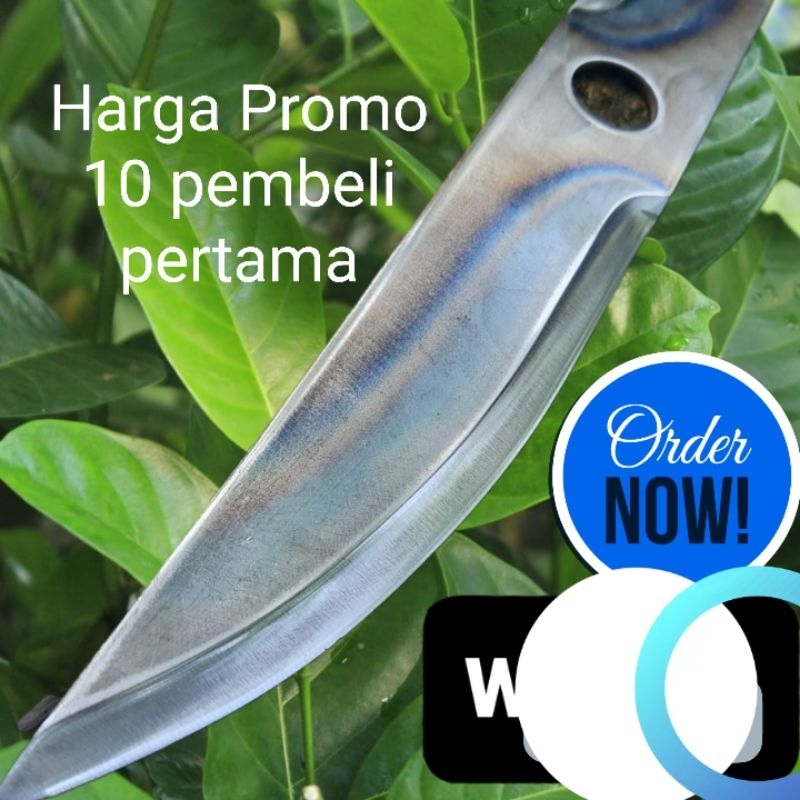 Pisau Cacah Rumput Baja Asli Super As 16 & 20 mili