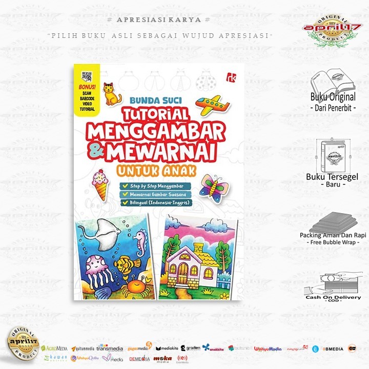 BUKU TUTORIAL MENGGAMBAR & MEWARNAI UNTUK ANAK