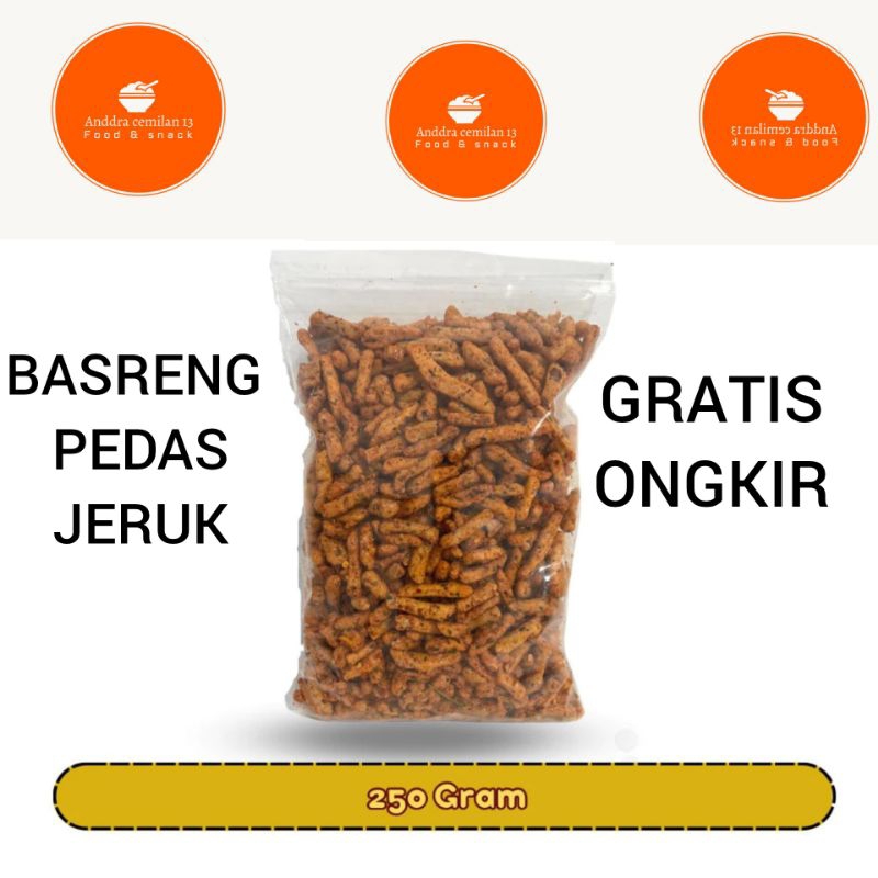 

BASRENG PEDAS DAUN JERUK 250 GR