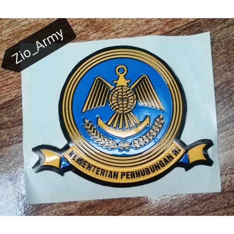 

Stiker Embos Logo Kemenhub