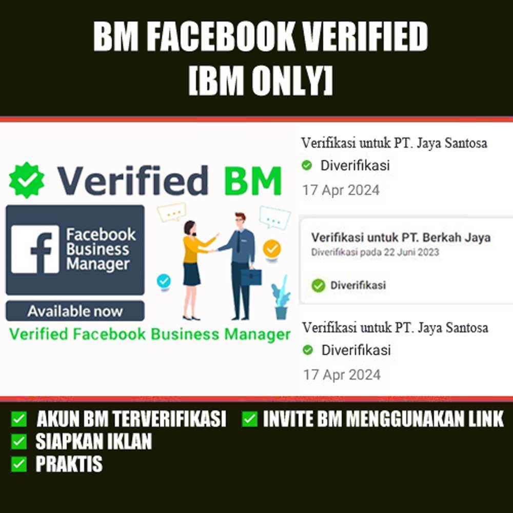 Jual Akun Business Manager Facebook ☑️ [ BM ONLY ]