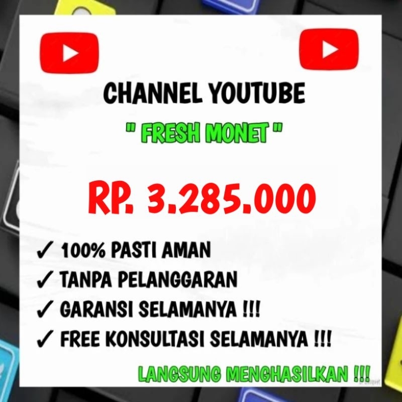 Channel Fresh Monet Sepaket Adsense Menghasilkan