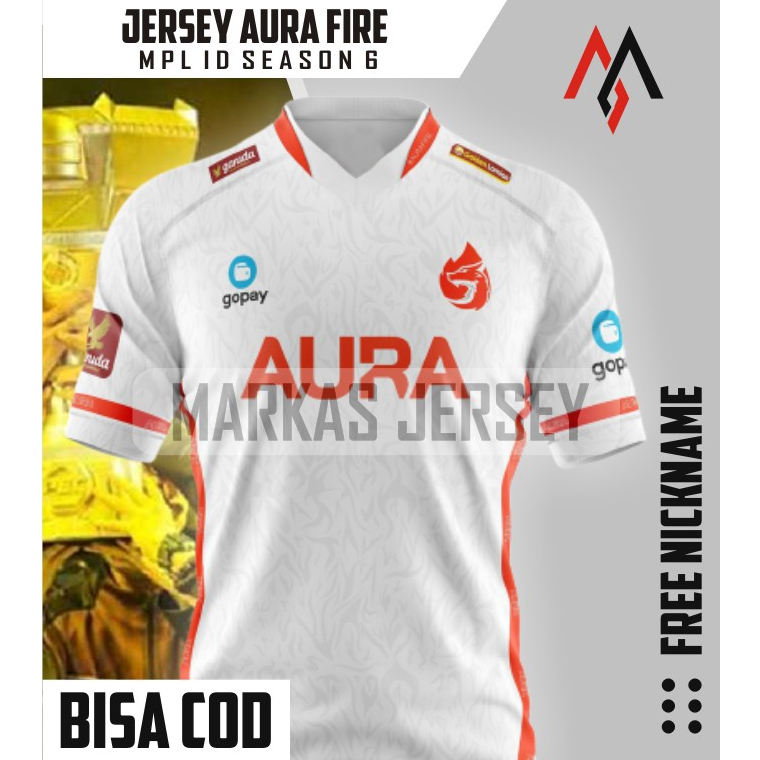 JERSEY AURA FIRE 2020 FULLPRINTING GRADE ORI FREE NAMESET