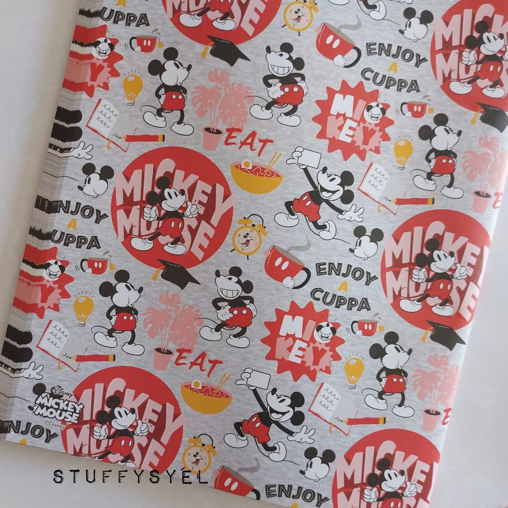 

Kertas Kado Sansan Wawa MICKEY MOUSE ENJOY CUPPA Wrap bisa untuk sampul