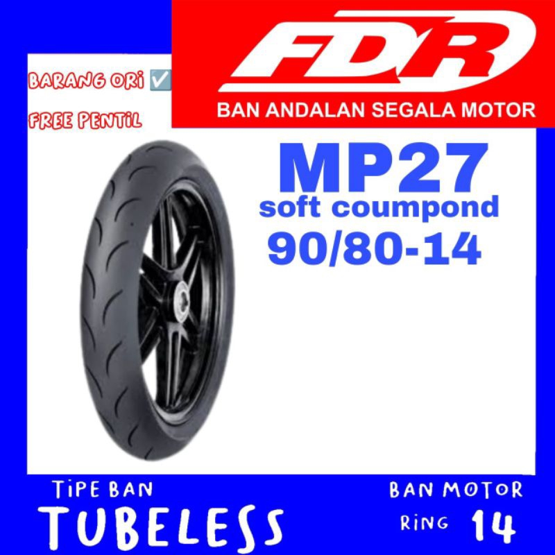 ban matic FDR sport MP27 90/80-14 ring 14 soft coumpond