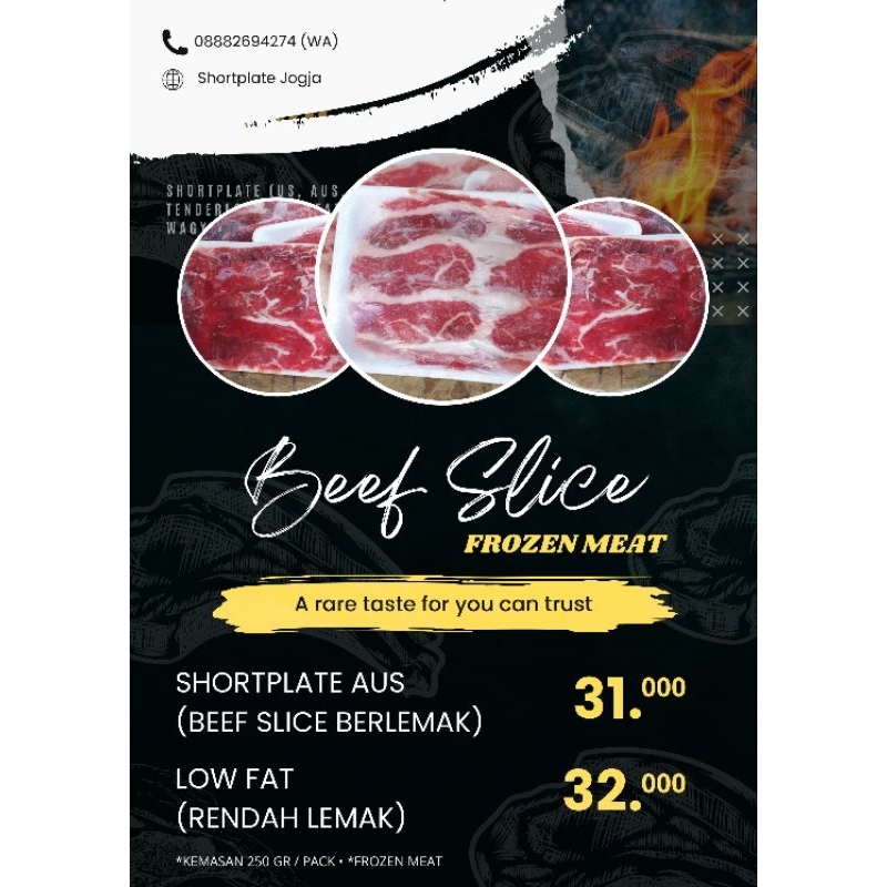 

Shortplate Aus Beef Slice (PROMO)