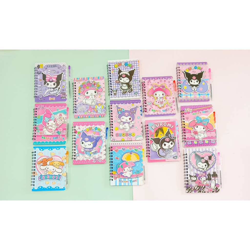 

Notebook mini Sanrio + pena / buku tulis mini / buku tulis anak