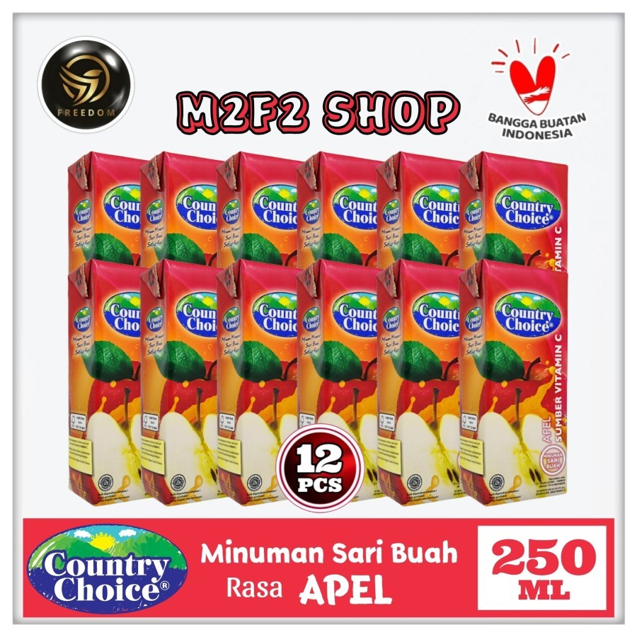 

Juice Country Choice Apple | Jus Apel - 250 ml (Kemasan 12 Pcs)