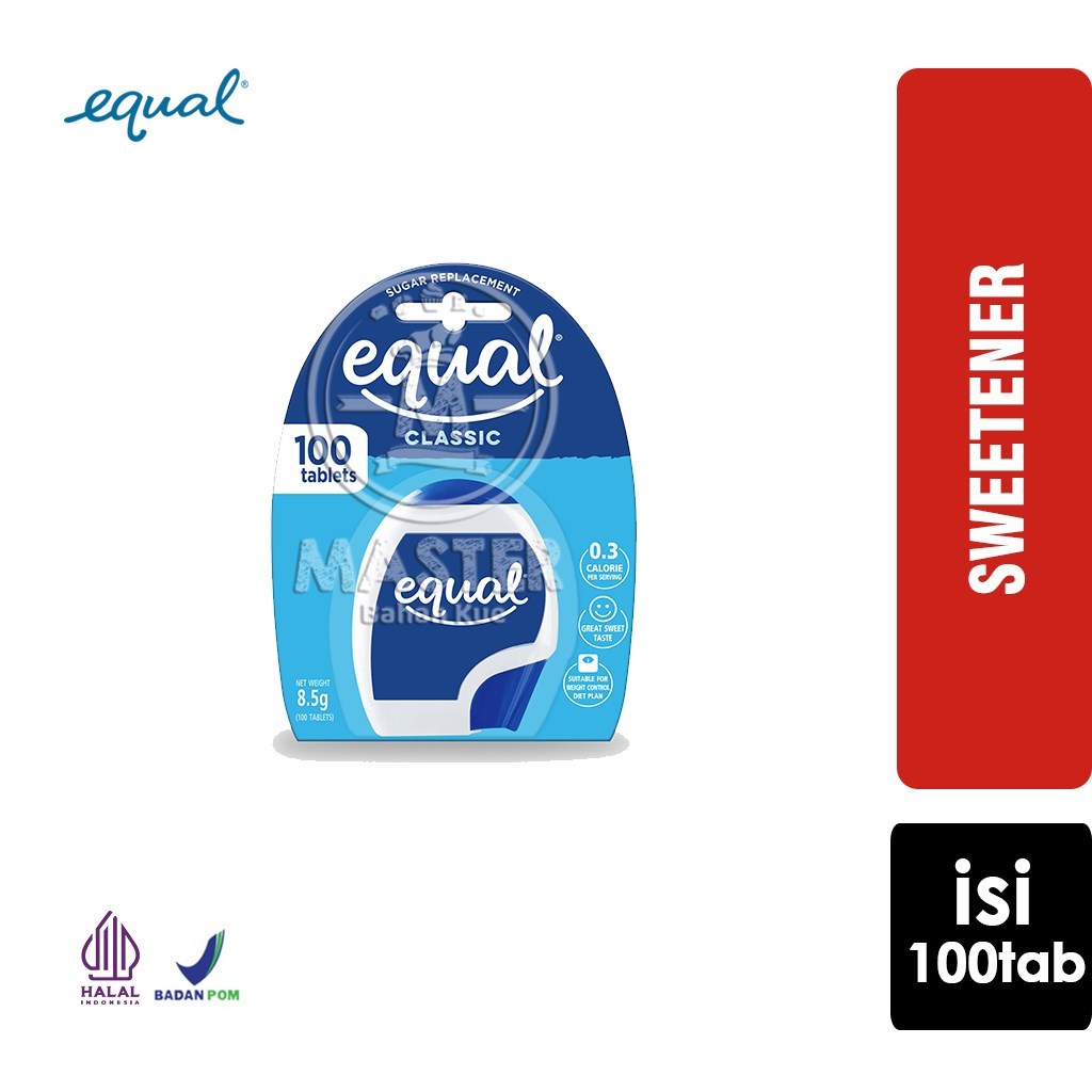 

Gula Pemanis Equal Classic Sweetener Nol Kalori [Tablet isi 100]