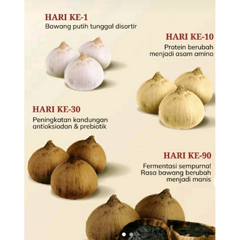 

Bawang tunggal hitam (black garlic)