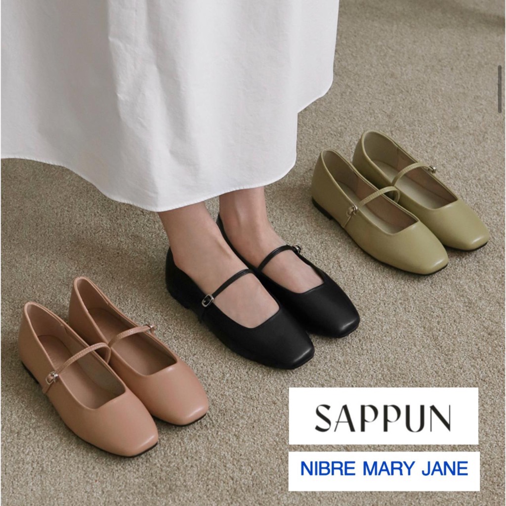 (READY) SAPPUN NIBRE Mary Jane Flat Shoes Original Korea