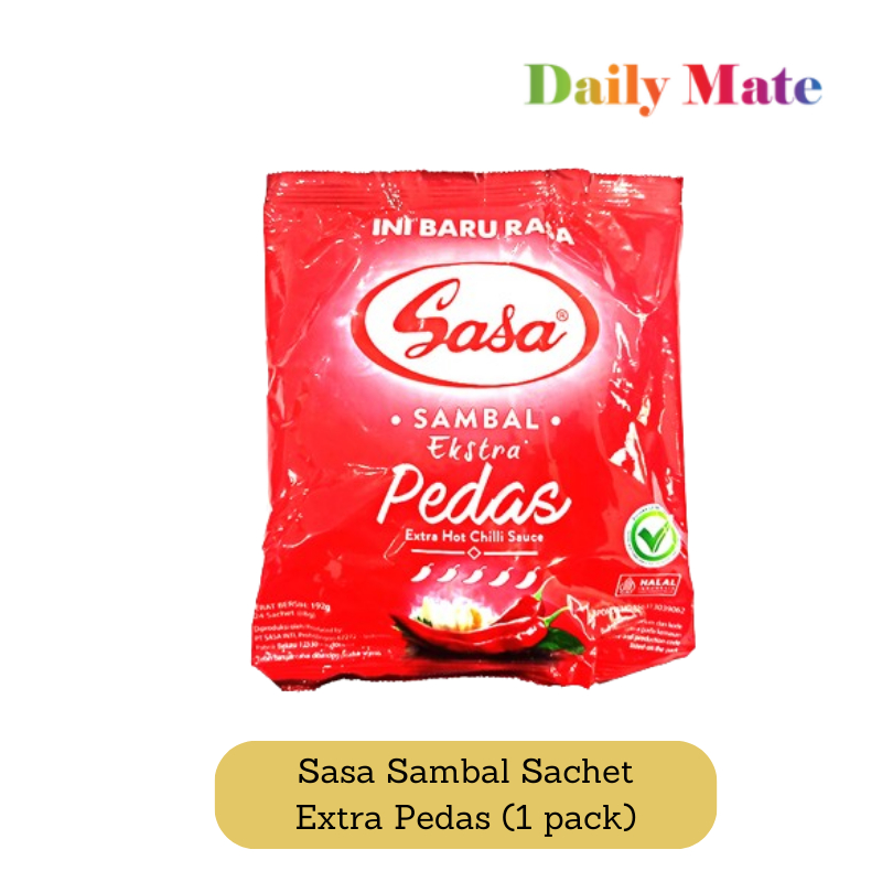 

Sasa Sambal Extra Pedas Sachet (1 Pax - 24 pcs)