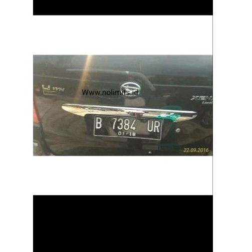 list pintu bagasi belakang mobil Xenia 2005-2011