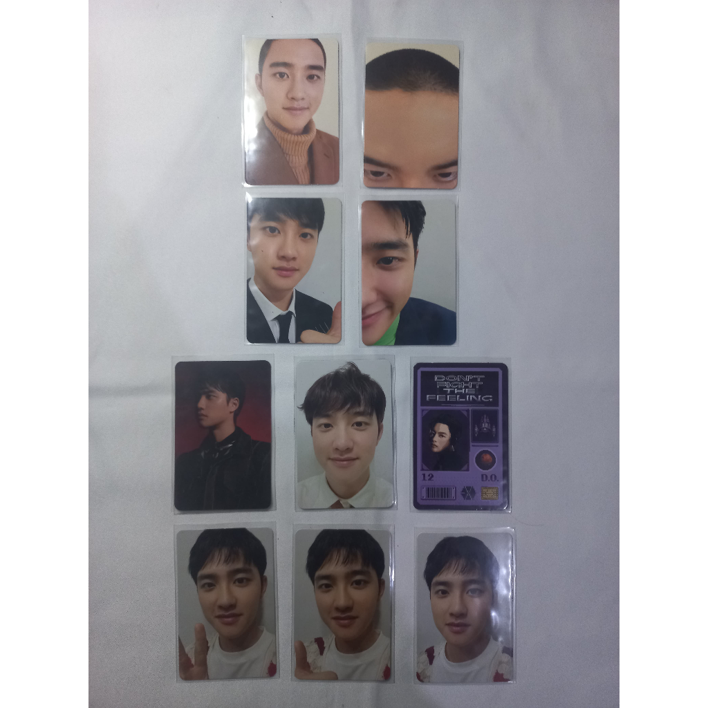 Photocard Do Kyungsoo EXO Official/Do Jidat/ Do Forehead/ Do Setengah Muka