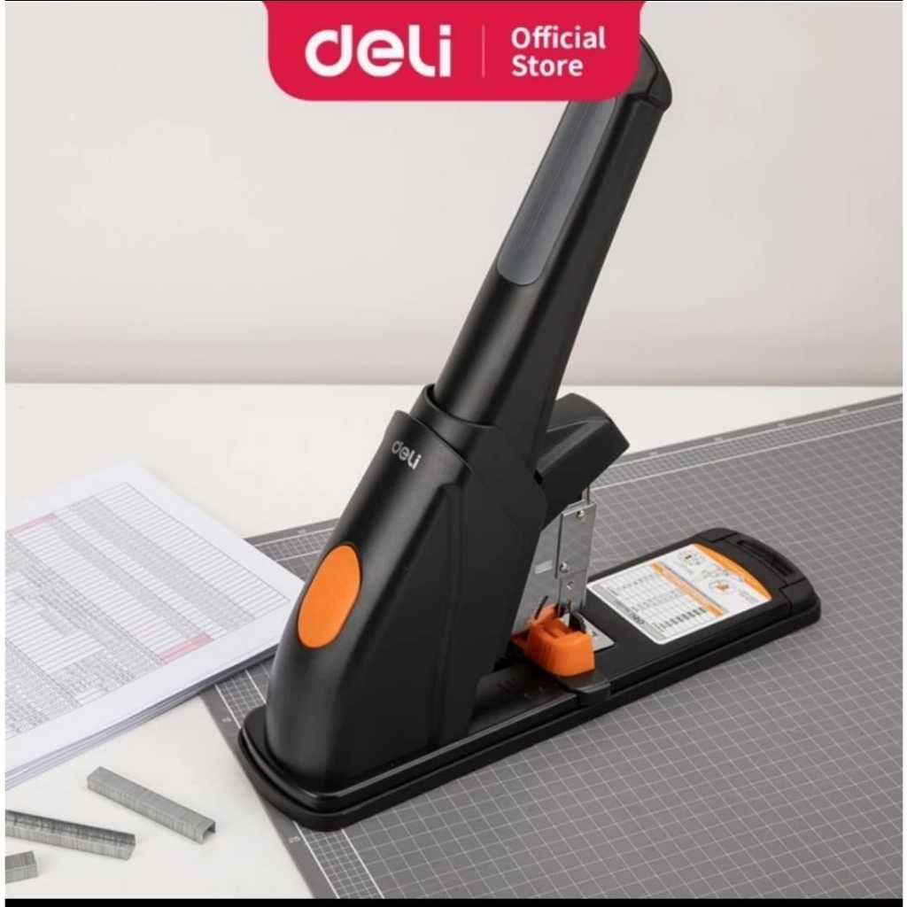 

stapler hekter deli heavy duty kode E 0383 max 210 sheet ( 23/24) sangat ringan ( satu jari bisa)