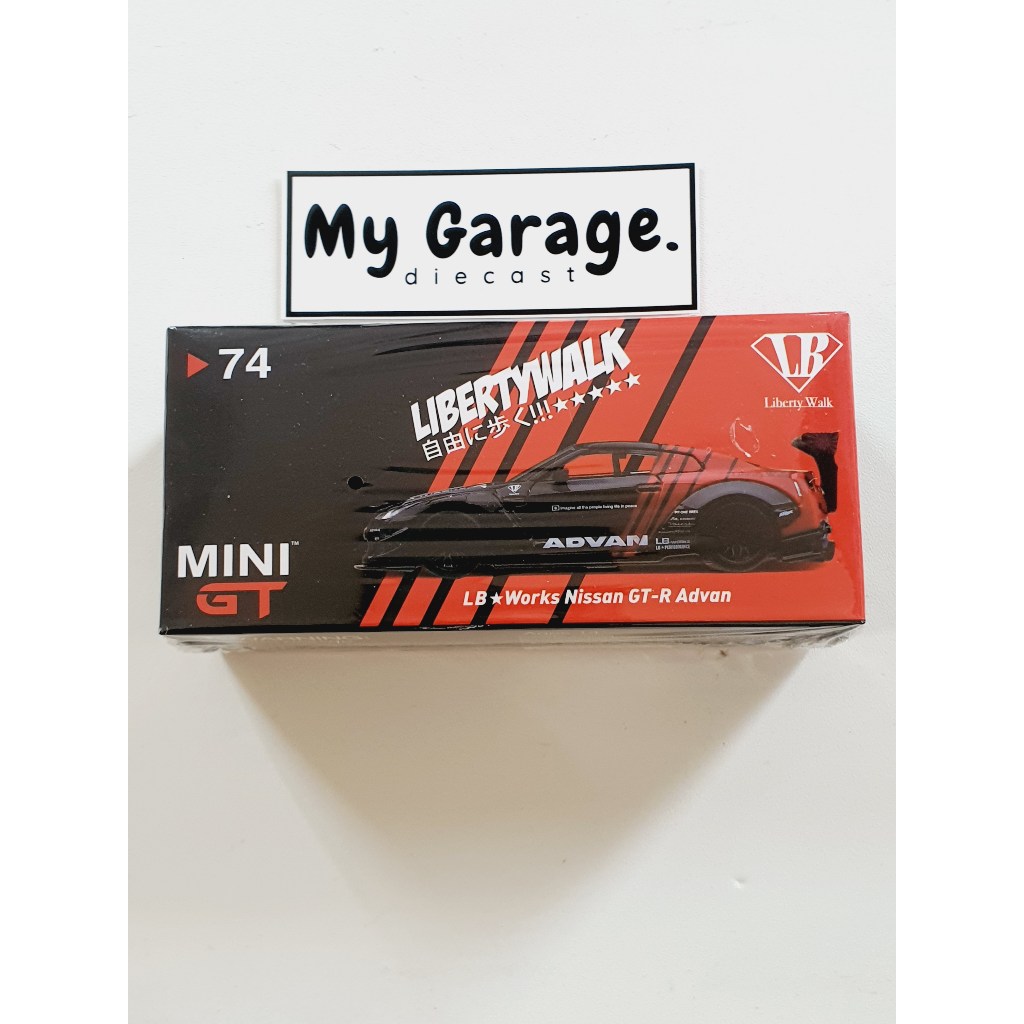 Mini GT 74 - Nissan GT-R R35 ADVAN