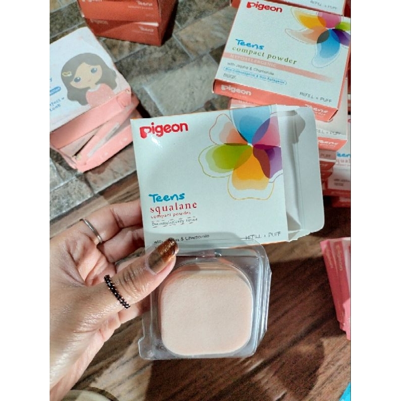BEDAK PIGEON/ BEDAK PIGEON KACA/ TEENS SQUALANE/ TEENS KOMPACK POWDER