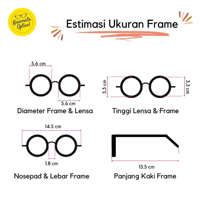 KACAMATA OPTICAL - Frame KMO5176 Half Frame Biru Gold Besi Plastik