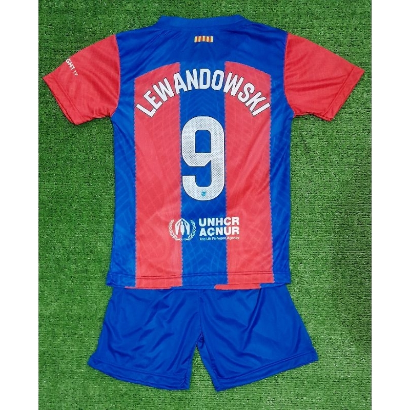 JERSEY BOLA ANAK (6-11THN) LEWANDOWSKI BARCA 23/24 MULTISPORT