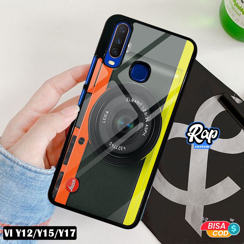 COD Case Vivo Y11 Y12i Y12 Y15 Y17 Fashion Case Wallpaper Camera Gambar Motif Aesthetic Kamera Casin