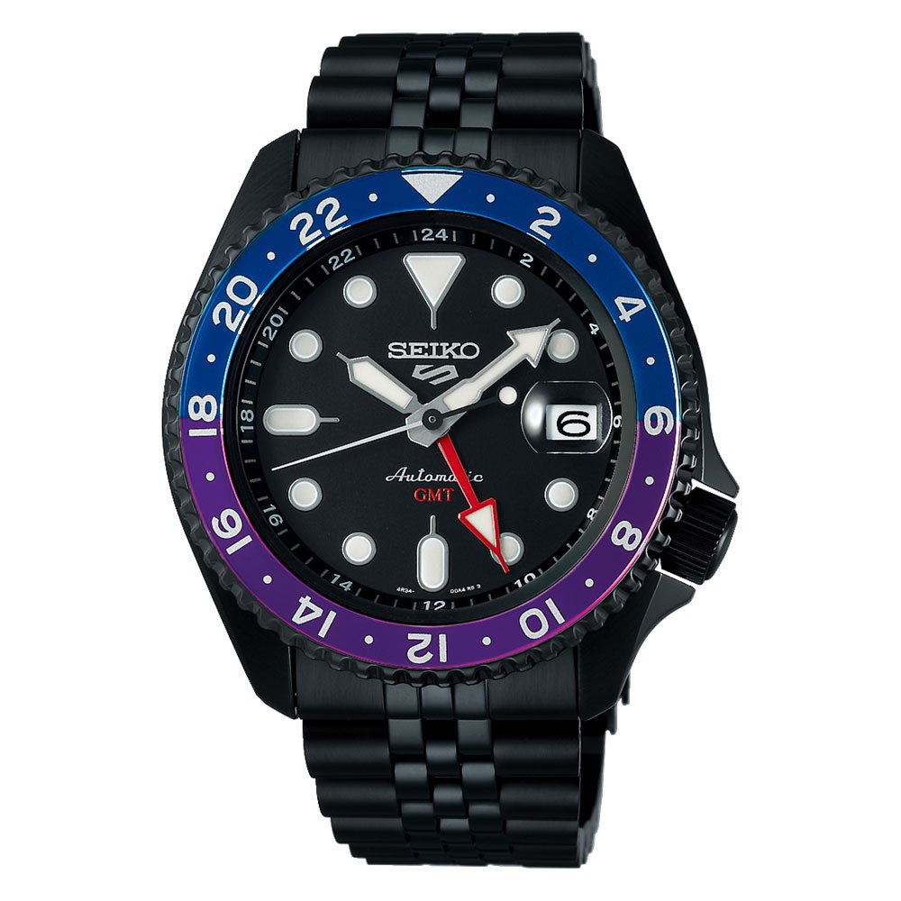 Jam Tangan Seiko 5 Sports SSK027 Yuto Horigome “SKX Sense Style” Automatic GMT 24 Jewels Black Dial 