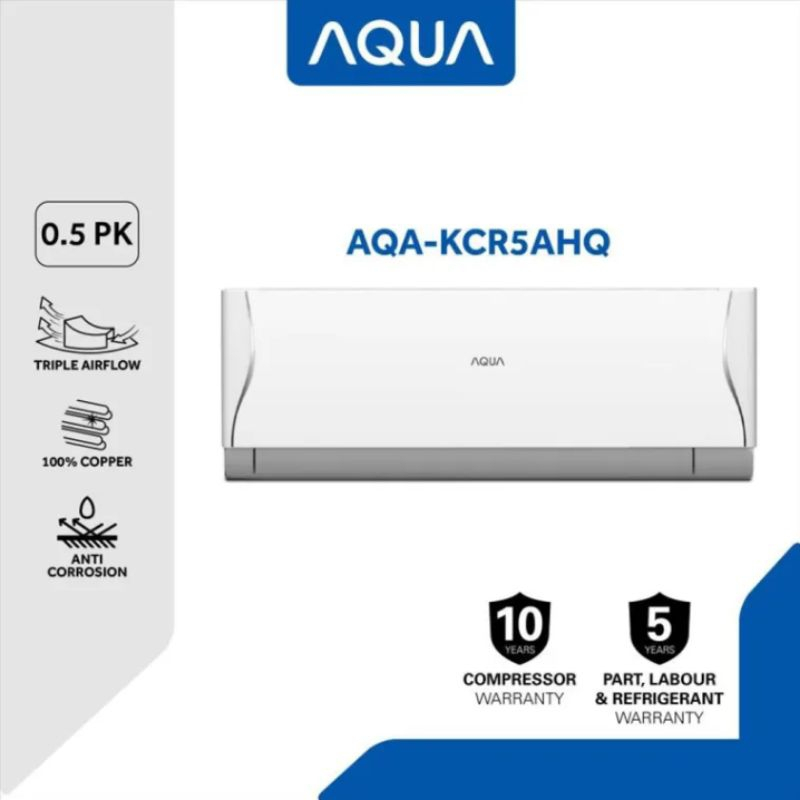 AQUA AQA-KCR5AHQ1 AC AQUA 1/2PK AC AQUA 0.5 PK AC AQUA 5AHQ UNIT ONLY