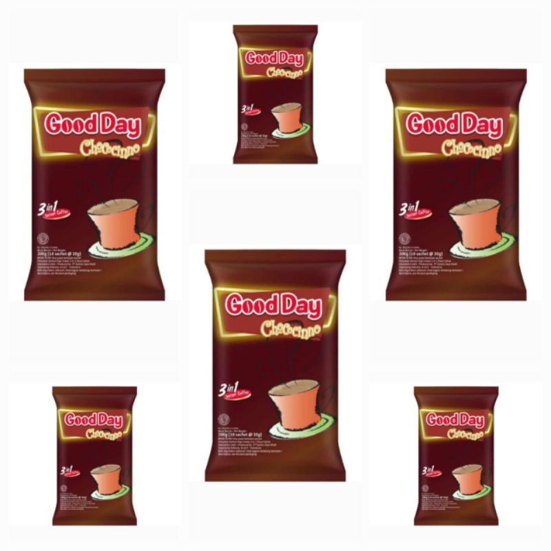 

Good Day Instan Coffee 3 In 1 Chococinno 10 Sachet @ 20 Gr