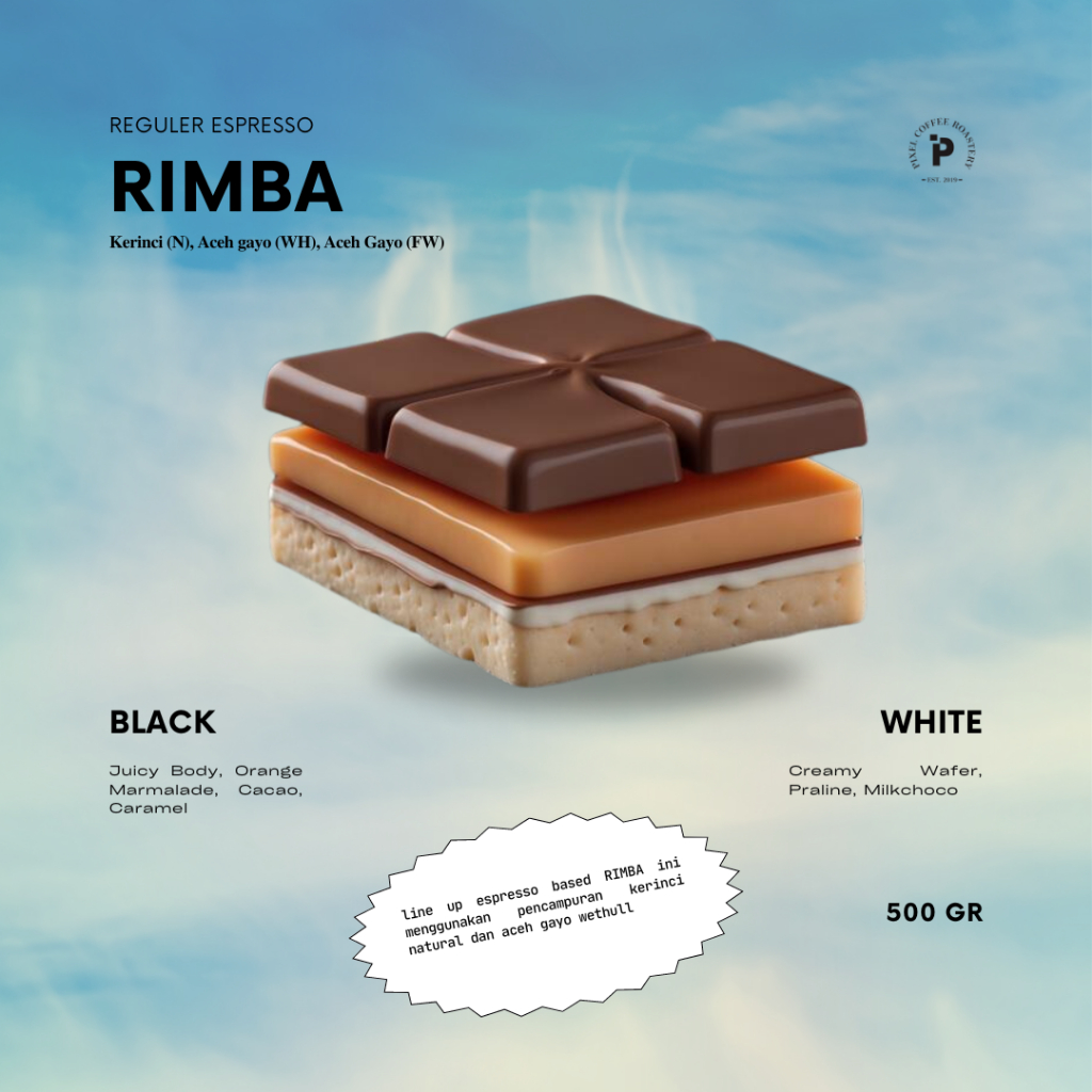 

Pixel Coffee Roastery Espresso Blend Rimba ( 500 gr )