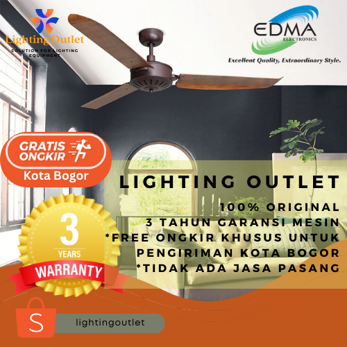 Kipas Angin Gantung Plafon MT Edma 56" Novella Remote Control