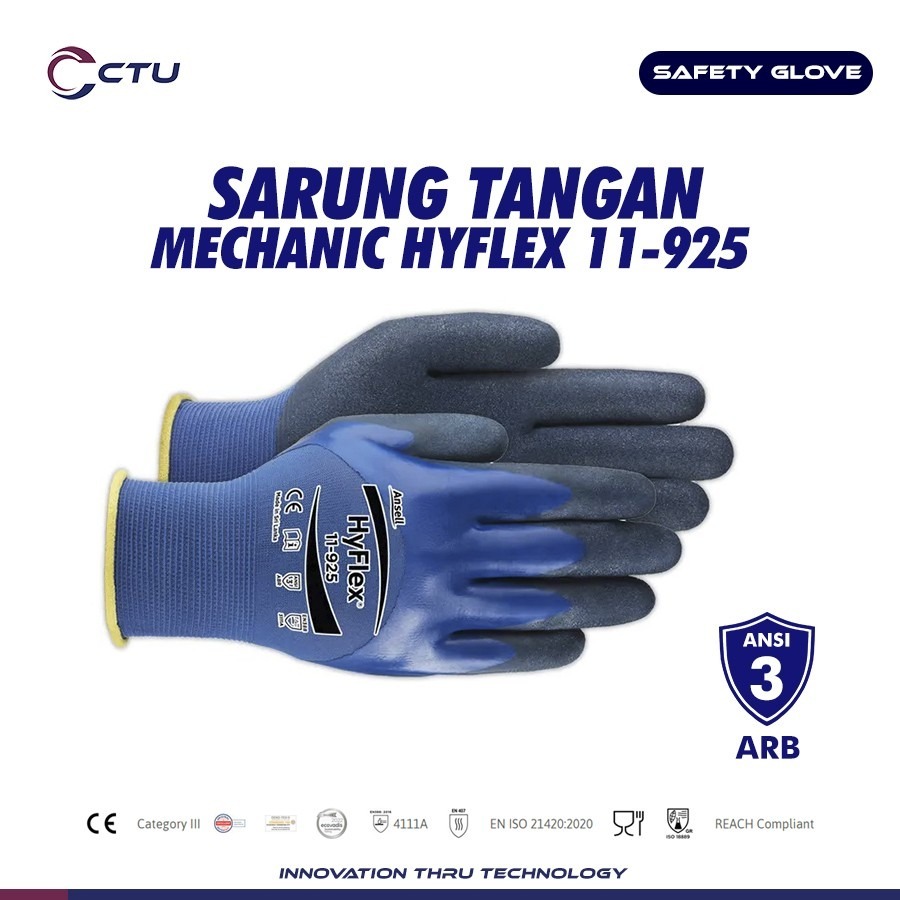 Sarung tangan Mechanic Hyflex 11-925
