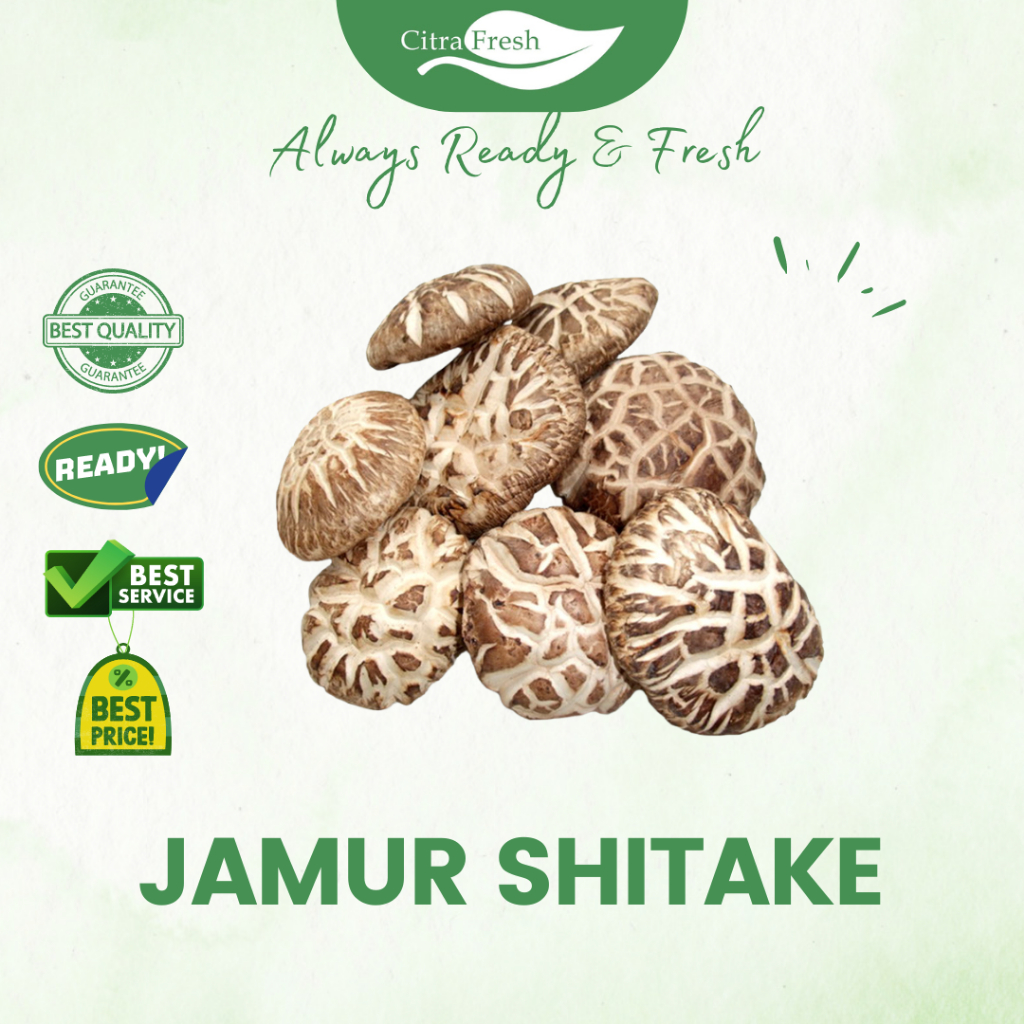 

CITRA FRESH - Jamur Shitake Import 100 Gram - Selalu Ready dan Fresh