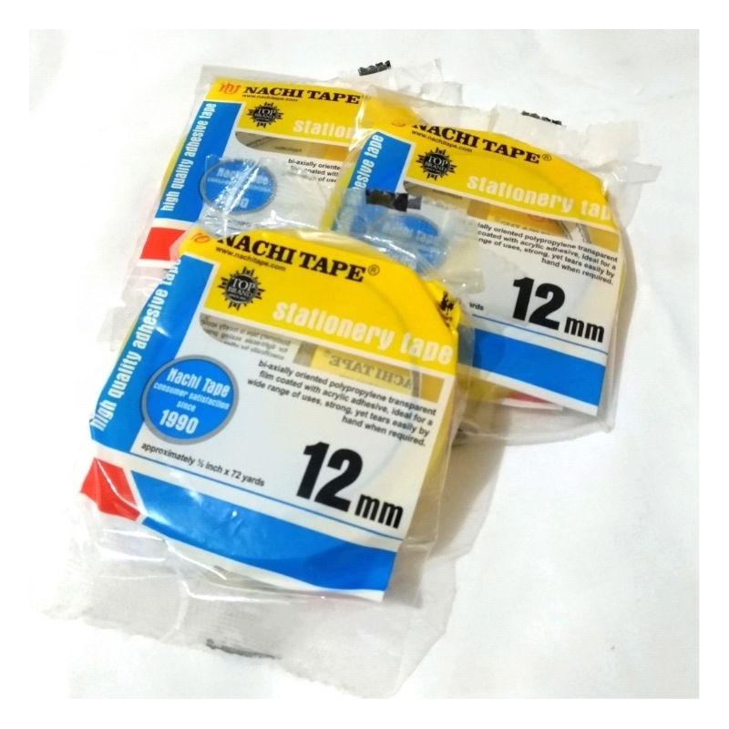 

Isolasi Selotip Nachi 12mm 1/2inch x72 yard