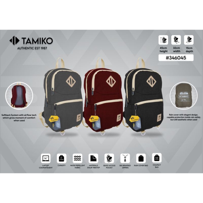 Tas Ransel Tamiko - Sekolah