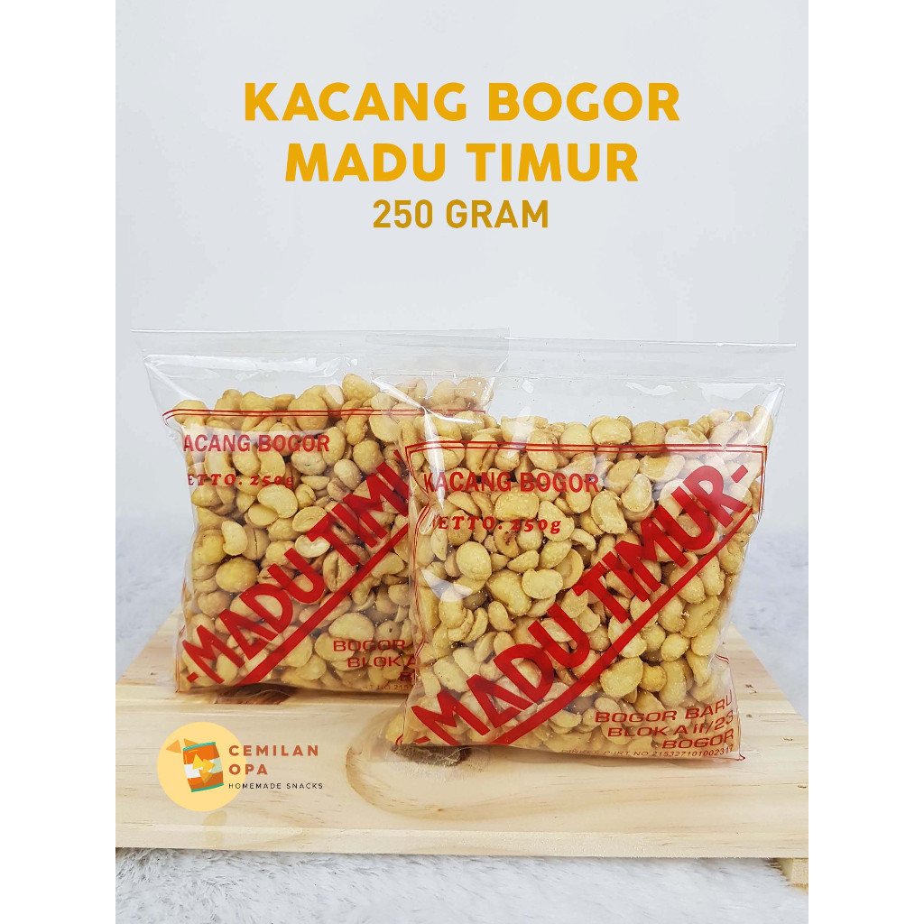 

Kacang Bogor Madu Timur Original | 250 - 500 gram
